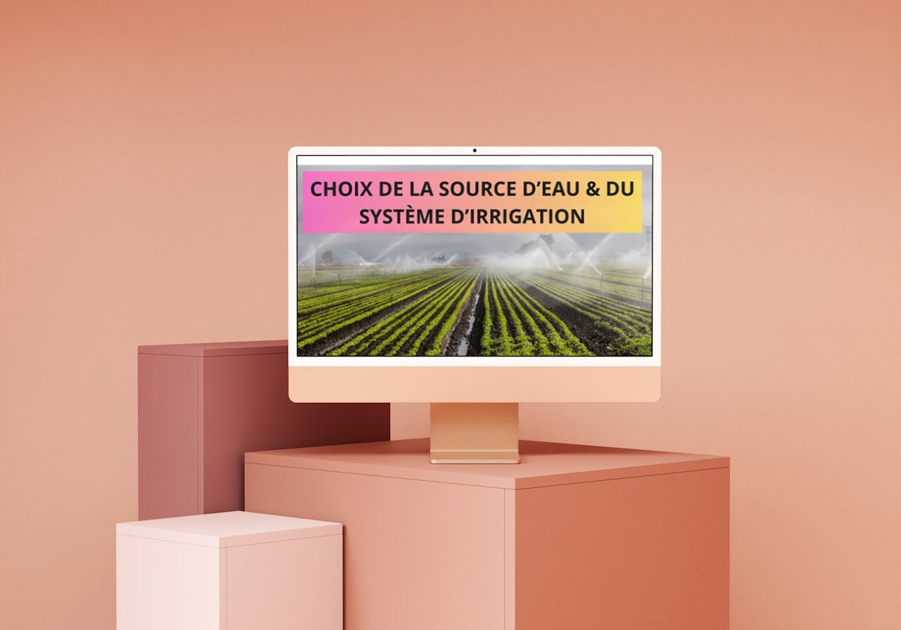 Atelier Agricole : Choix De La Source D'Eau & Du Système D'Irrigation