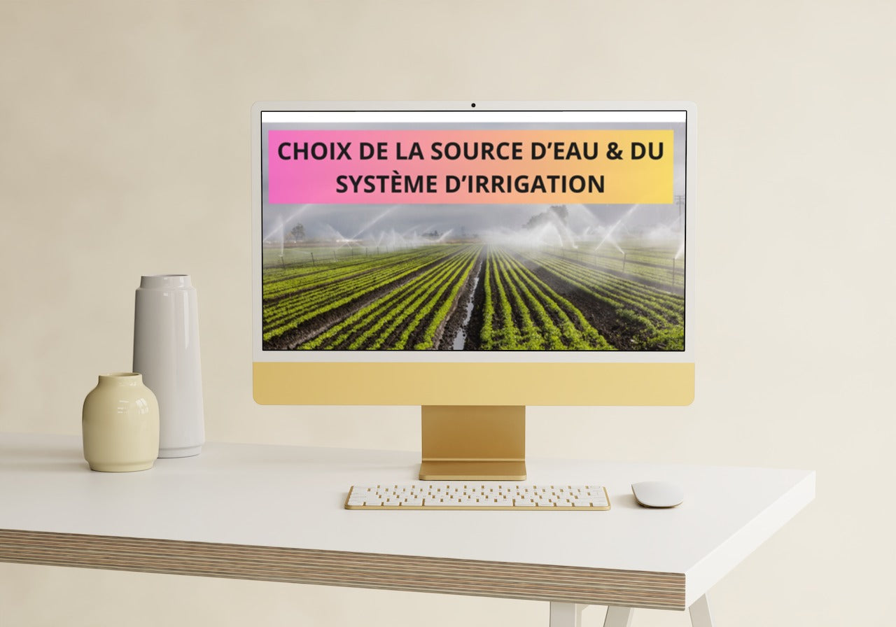 Atelier Agricole : Choix De La Source D'Eau & Du Système D'Irrigation